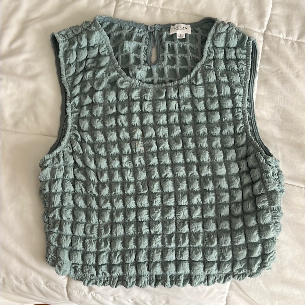 Lelis large bubble tank - blue green